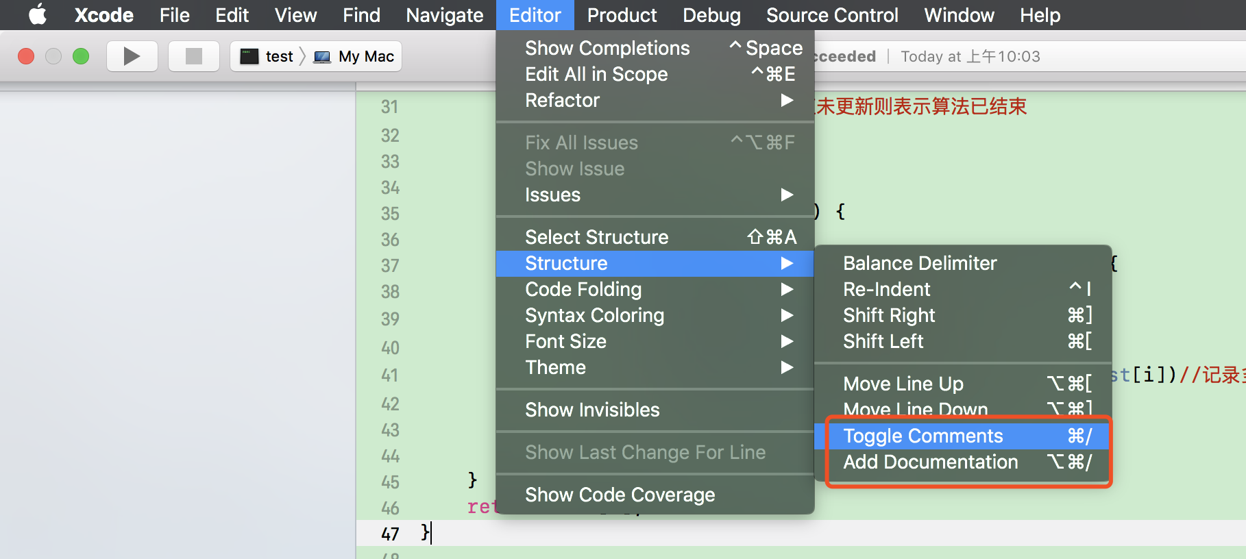 Editor - Structure